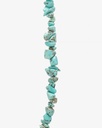 Turquoise veined gemstone women's necklace