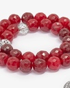 Elegant blood agate rosary