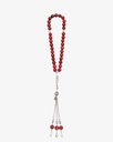 Elegant blood agate rosary