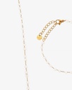 طقم سلسلة وسوار لؤلؤ طبيعي بتصميم راقٍ