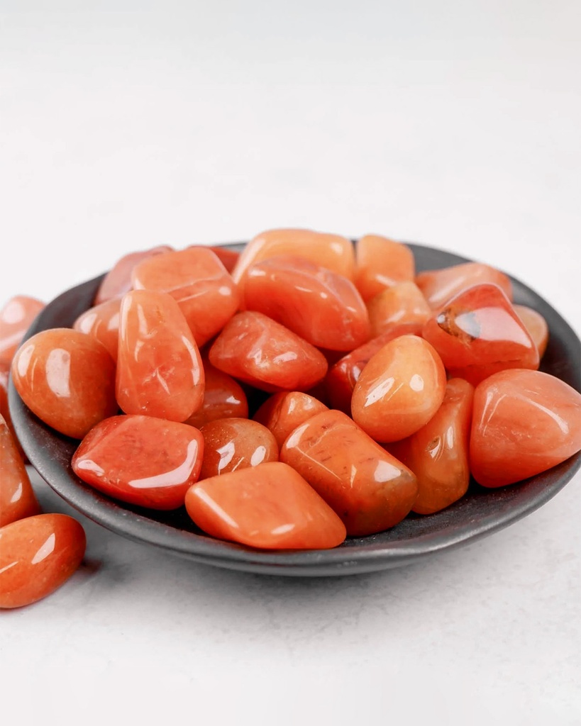 سبحة عقيق كارنلاين (درجة أولى)