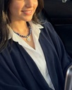 سلسلة نسائي بحجر اللازورد الأزرق الفاخر
