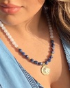 سلسلة حجر الزبرجد واللازورد الفاخر