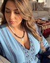 سلسلة حجر الزبرجد واللازورد الفاخر