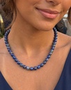 Natural sodalite stone women's necklace WNEC185BL