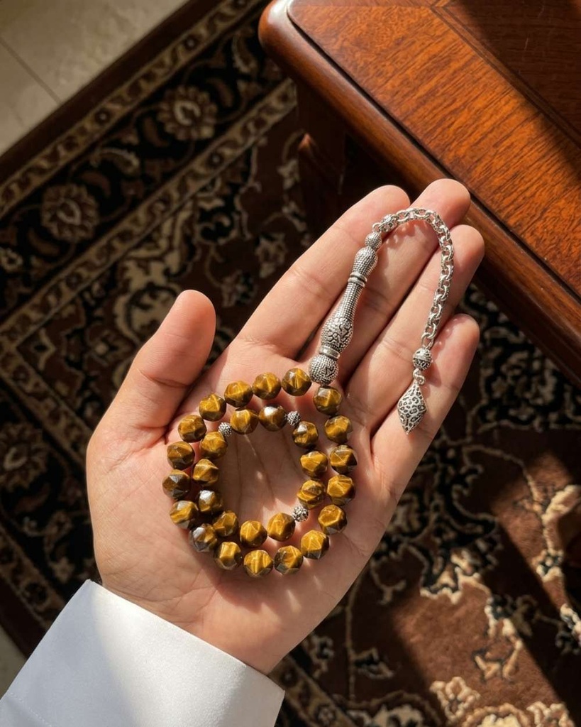 سبحة فاخرة بقصة الاماس عين النمر