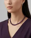 سلسلة نسائي حجر جمشت طبيعي
