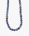 Natural sodalite stone women's necklace WNEC176BL