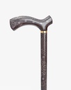 عصا عكاز خشب فينجي طبيعي مرصعة بالصدف فاخرة