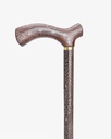 عصا عكاز خشب فينجي بترصيع الصدف الطبيعي أنيق