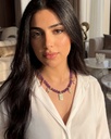 سلسلة نسائي جمشت بنفسجي طبيعي أنيق فاخر
